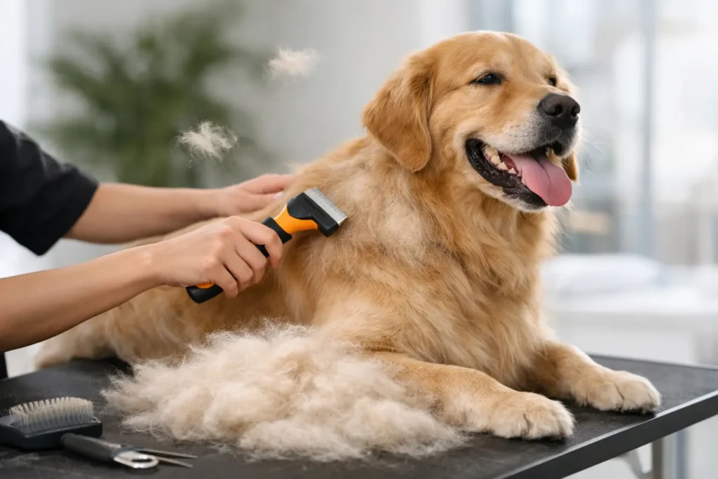 How Often Should Dogs Get Deshedding Treatment?