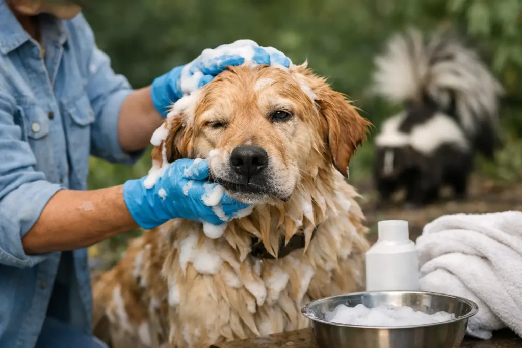 How to Help a Dog After Skunk Spray Fast