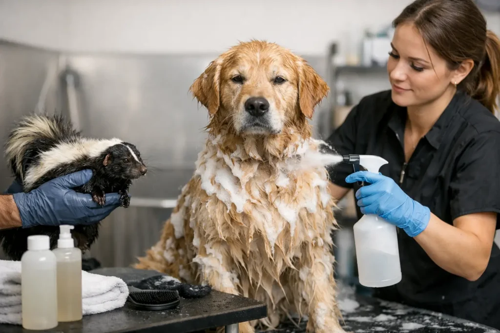 Professional Deskunk Service for Dogs That Works